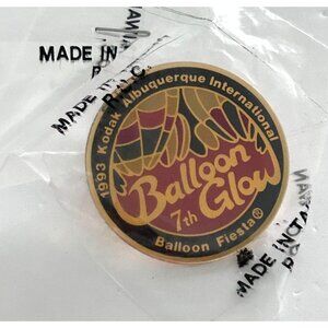 1993 Kodak Albuquerque International Hot Air Balloon Fiesta 7th Glow Lapel Pin